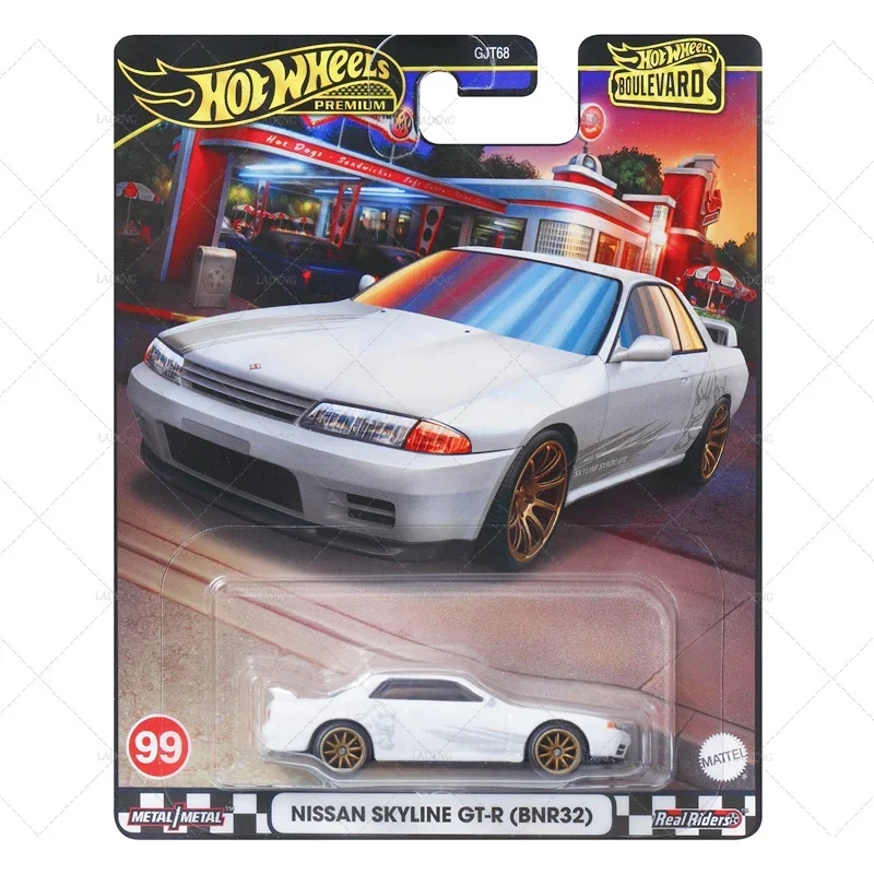 Original Hot Wheels Premium Car Boulevard Toys for Boys 1/64 Diecast Toyota Supra Fiat Modificado Mitsubishi Nissan Lamborghini