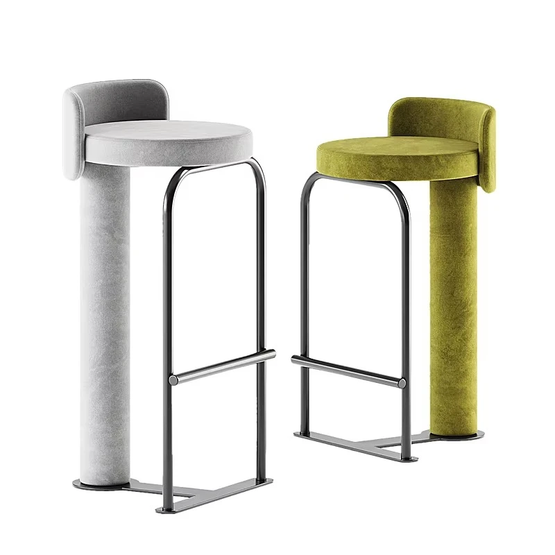 Metal Bar Stool Modern Sturdy Environmentally Friendly Durable Bar Furniture Living Room Dining Room