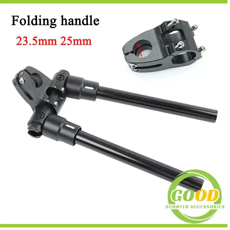 KuGoo M4 8Inch 10Inch Electric Scooter Aluminum Alloy High Strength Folding Handle Bar With Claw Horizontal Tube
