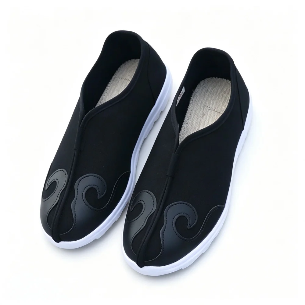Unisex Buddhist Monk Shoes Chinese Traditional Zen Meditation Slip On Shoes Men Women Breathable Casual Arhat Shoes EU35-EU45