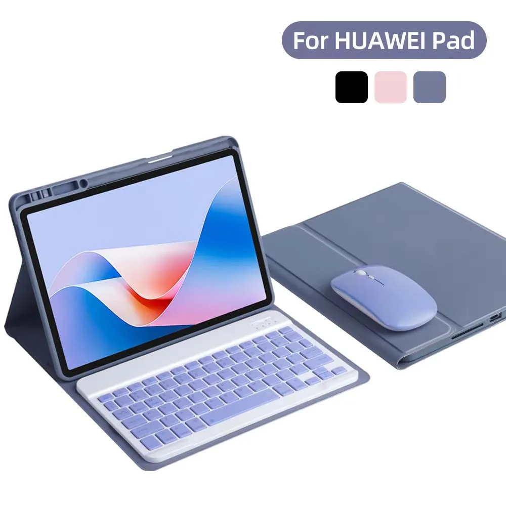 Keyboard Case Mouse for HONOR Pad X9A X9 Pro ELN2-W09/AL00/W00/L09 11.5inch Tablet Wireless Keyboards Cover Built in Pen Holder
