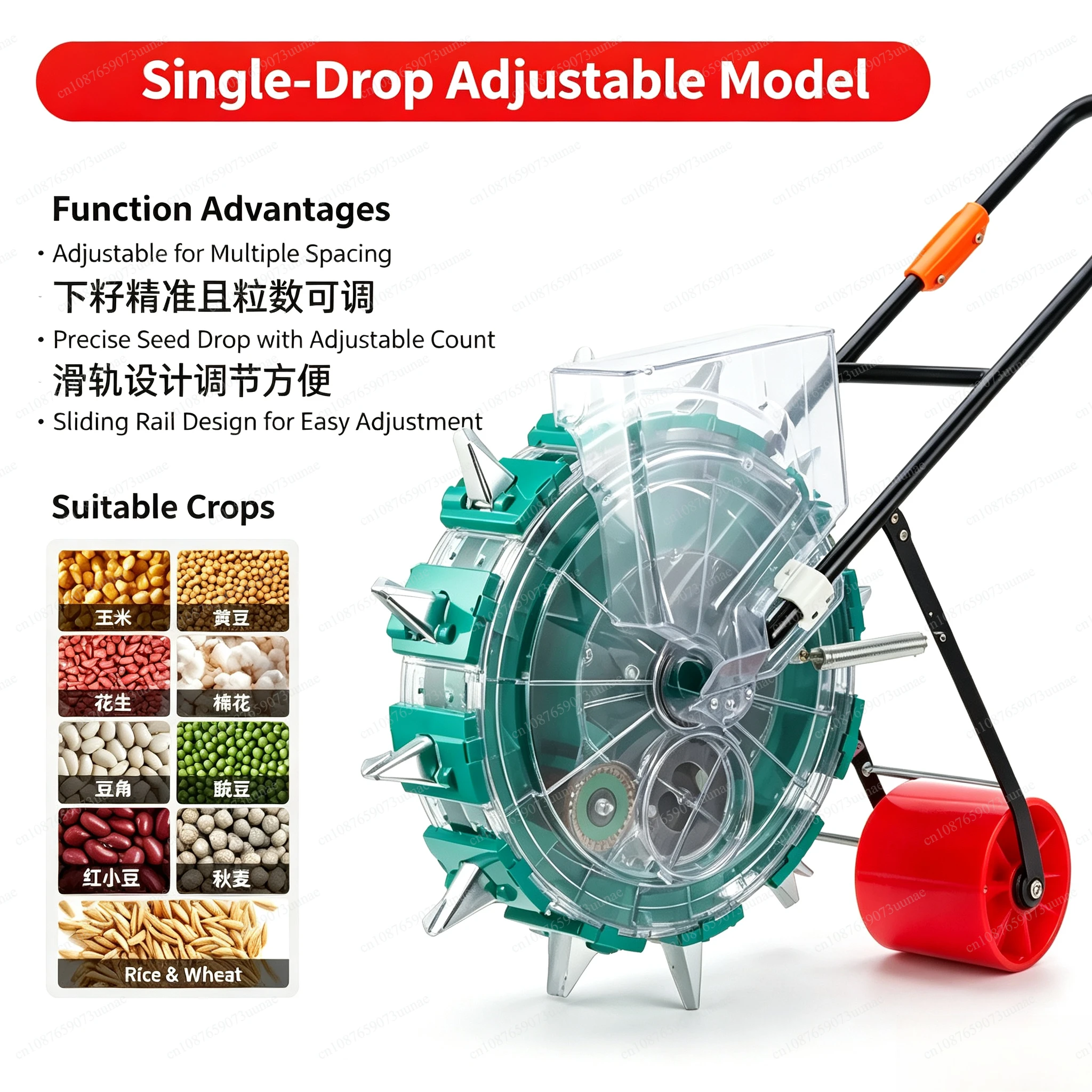Multi‑Functi al Retractable Ha - Manual Seeder Hand recension och pris