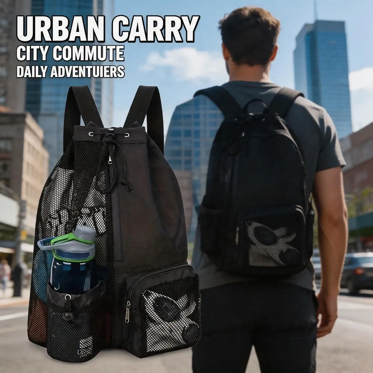 New Partitioned Compartment Swimming Gym Backpack