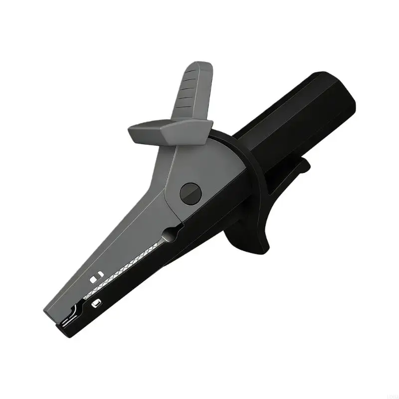 Insulated Test Clamp Clips Large Size Connectors Terminals 4mm Banana Probe Clip Multimeter Accessories