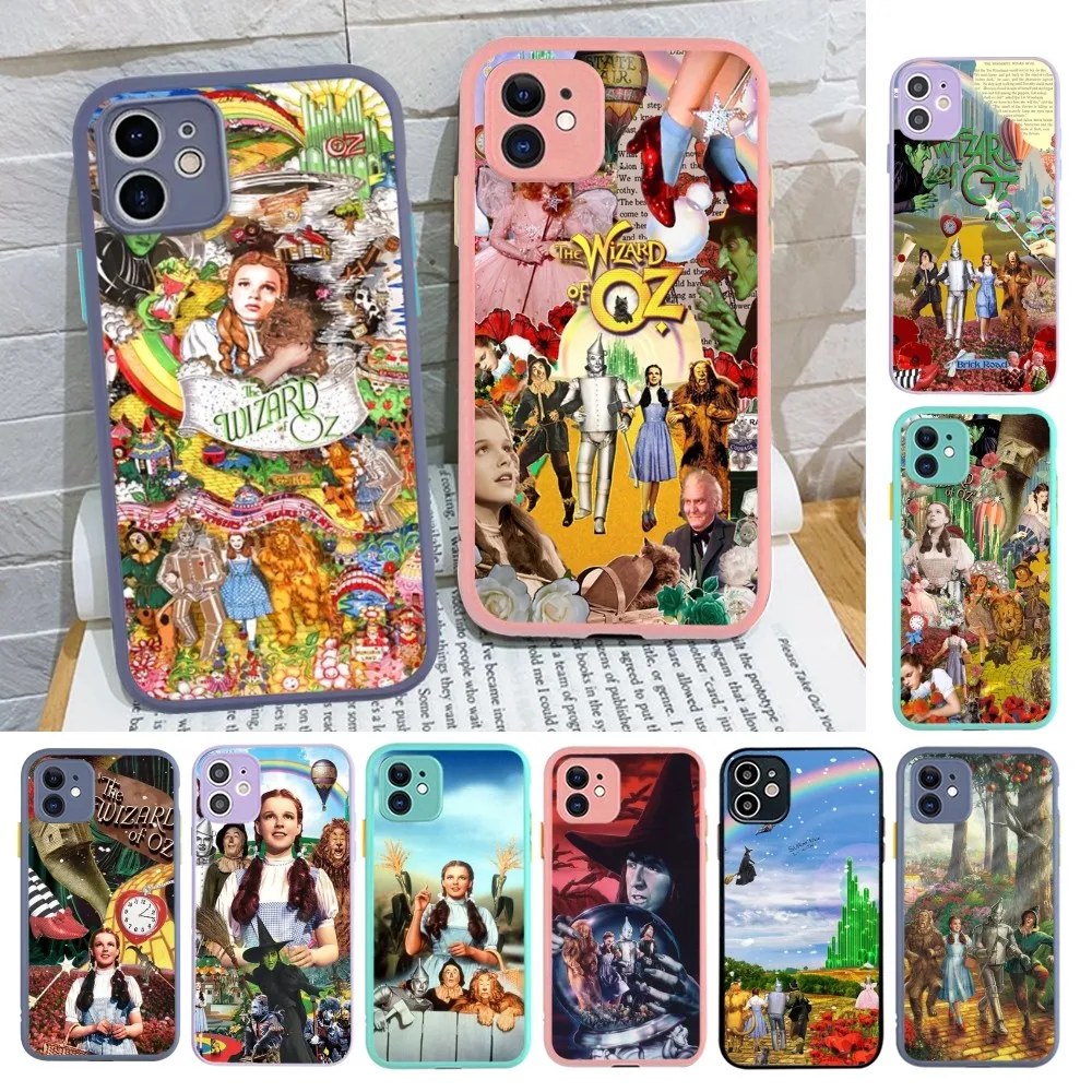 

The W-Wizard Of O-OZ Movie Phone Case For IPhone 14 X XR XS 7 8 Plus 11 12 13 Pro MAX 13mini Matte Shockproof Case