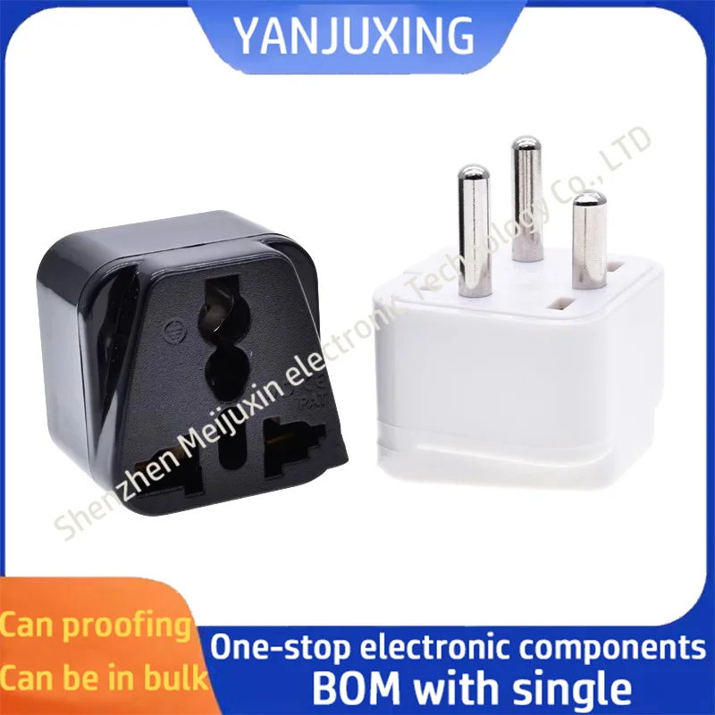 1pcs/lot WD-20 Denmark convert plug three round pin one half round short pin travel charging power socket converter