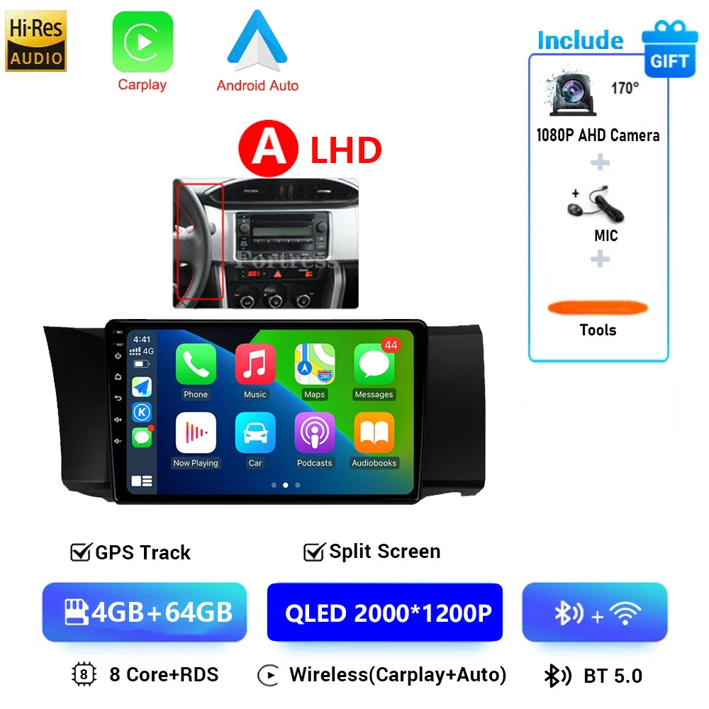 Android 16 Autoradio Voor Toyota GT86 GT 86 Subaru BRZ Scion FRS 2012 2013-2016 Multimedia Auto Stereo Video radio Carplay GPS