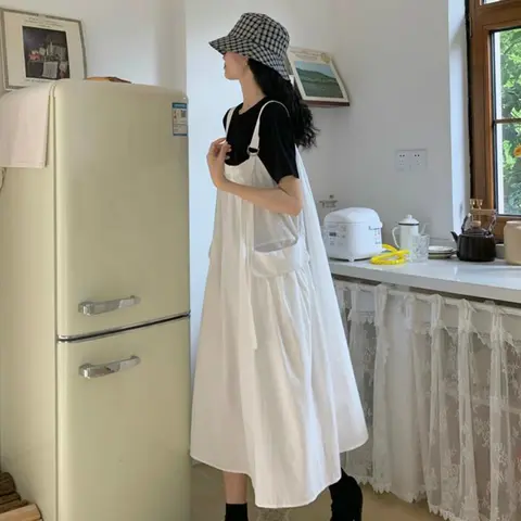 Kvinnor Fyrkantig Krage Flygande Ärm Elegant Rygglös Lång Klänning Sommar Rumway Mode Blommigt Tryck Hög Midja Strandfest Vestis 8 best sales Koreansk klänning - №4