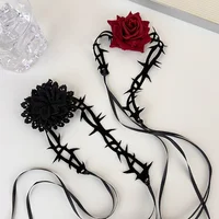 1PC Ladies' Gothic Style Rose Thorn Necklaces, Halloween Party Carnival Accessories, Multi-functional and Versatile Styles - Image 4