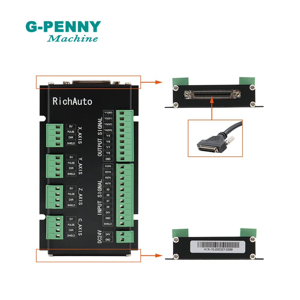 Free shipping ! DSP 3 axis Richauto A11 controller CNC wireless channel for CNC router engraver handle motion English version