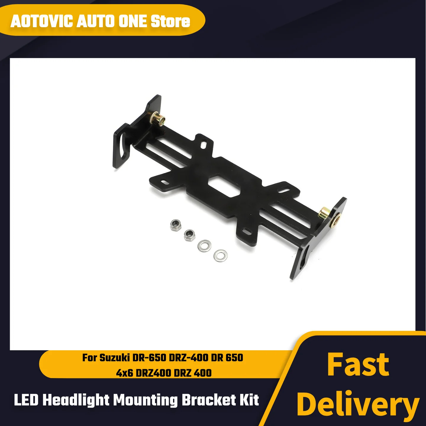 Kit de soporte de montaje para faros LED de motocicleta, soporte para faros delanteros Suzuki DR-650 DRZ-400 DR 650 4x6 DRZ400 DRZ 400