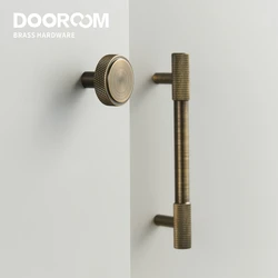 Dooroom antigo bronze knurling móveis alças longo redondo moderno puxa armário armário armário armário armário armário gaveta caixa de sapato botões