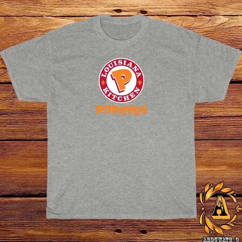 New Popeyes Restaurant Logo Black Sport Grey White Navy Red T Shirt S 5XL