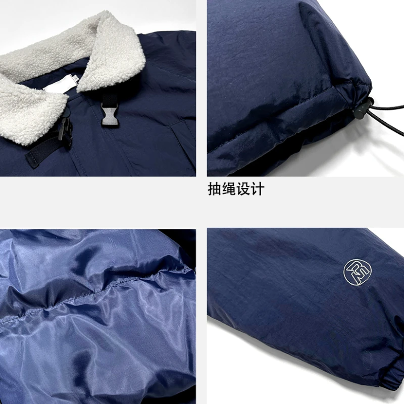 Plus Parka più spesso in velluto per le donne Moda invernale con pannelli caldi Cappotti con zip Delicati ragazze universitarie Tenero Ulzzang All-match Nuovo