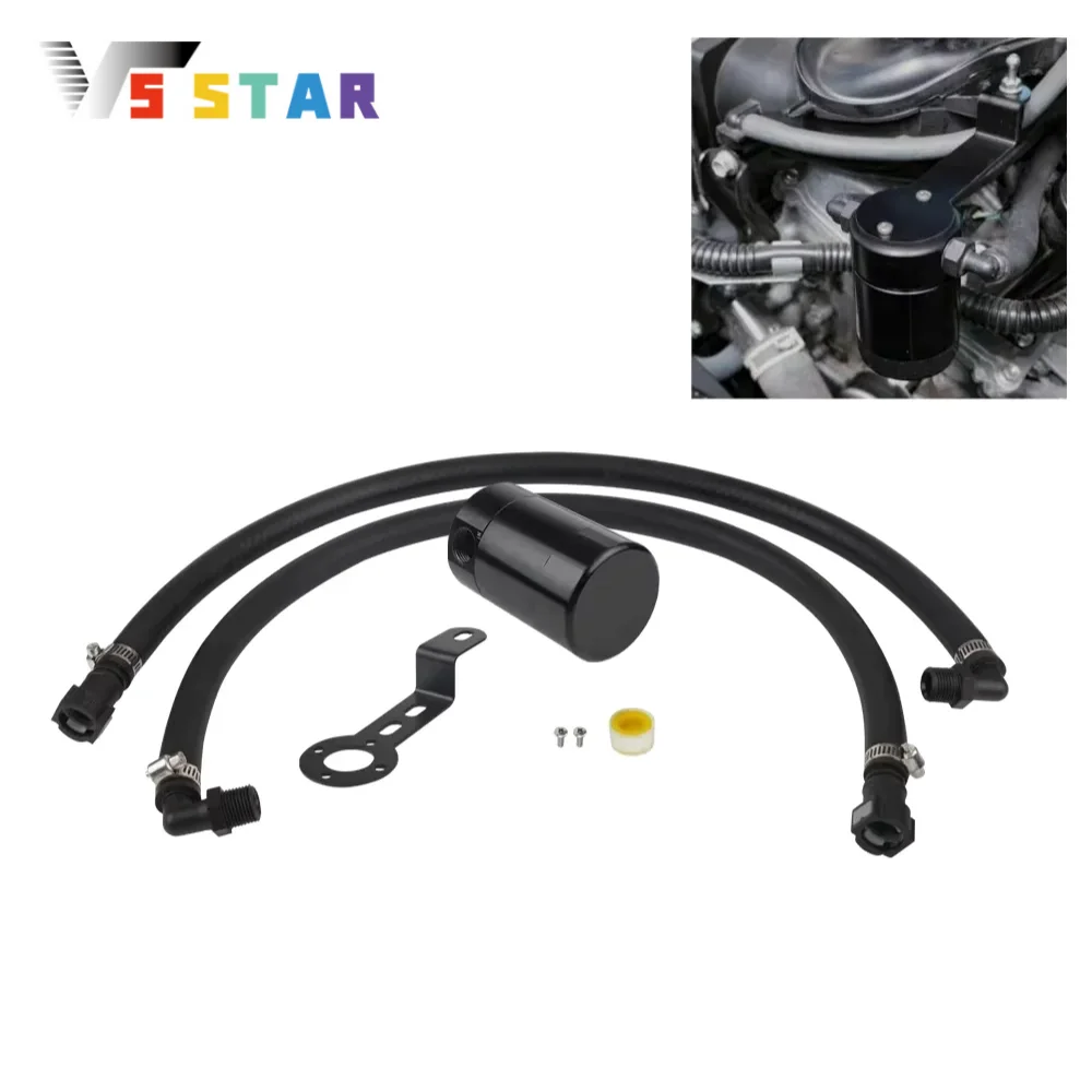 

Комплект маслоотделителя (Oil Catch Can) черного цвета для Chevrolet Silverado 1500 5.3L 6.2L 2014-2018 и Cadillac Escalade 6.2L 2015-2019