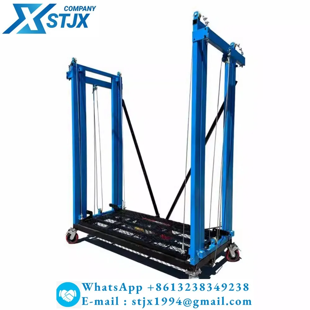 Electric lifting scaffolding foldable mobile