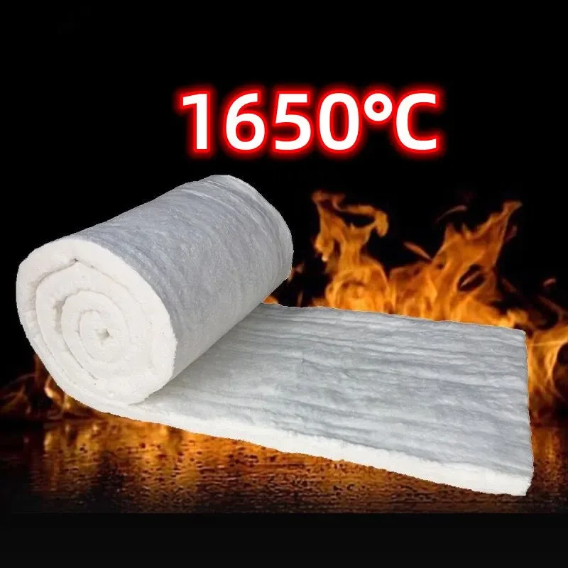 

Aluminum Silicate Needle Ceramic Fiber Insulation Refractory Cotton 1650℃ High-Temperature Resistant Boiler Repair Material with