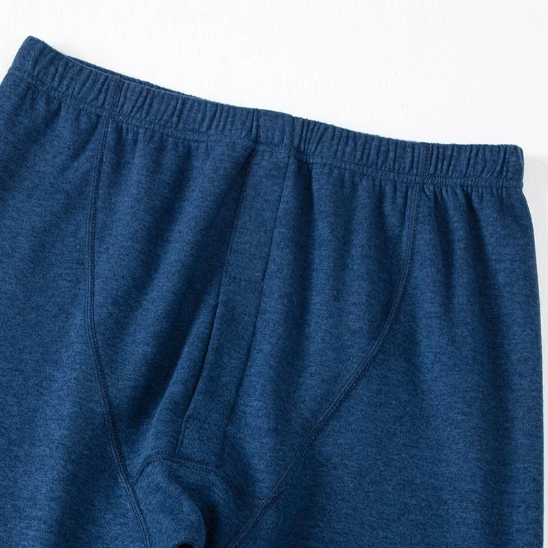 طقم ملابس خريفي عصرية للرجال مكون من قطعتين وبنطلون بأكمام طويلة للملابس الداخلية الحرارية للمراهقين في نهاية الخريف والفوز #5