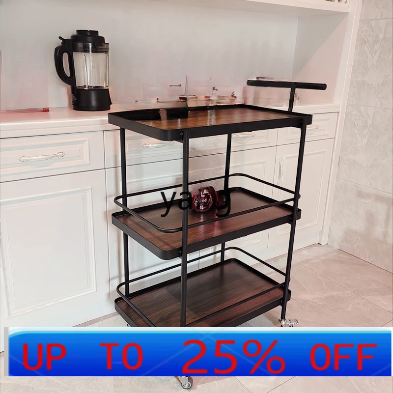 

lmm Multi-Functional Three-Layer Mute Hotel Dining Car Commercial High-End Mobile Tea Weagon