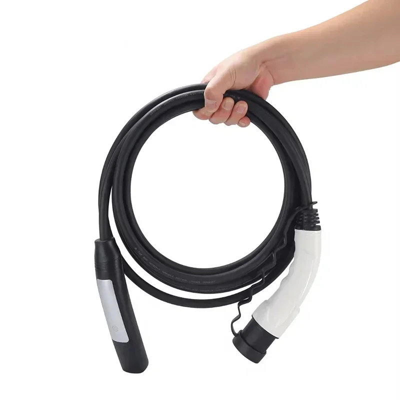 Type2 to extension cord for new energy electric vehicle charging gun, European standard conversion to 32A48A