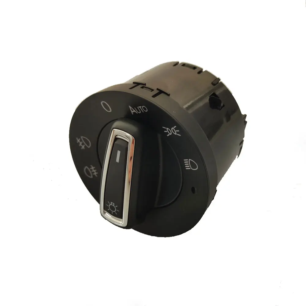 For VW Golf MK7 7 VII GTI POLO 6C  Tiguan PASSAT Chrome Auto Headlight Switch Replace module 5GG941431D