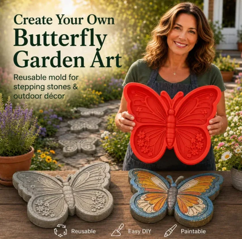 Cross-border new ReusableSunflowerSteppingStoneMold sunflower stepping stone mold