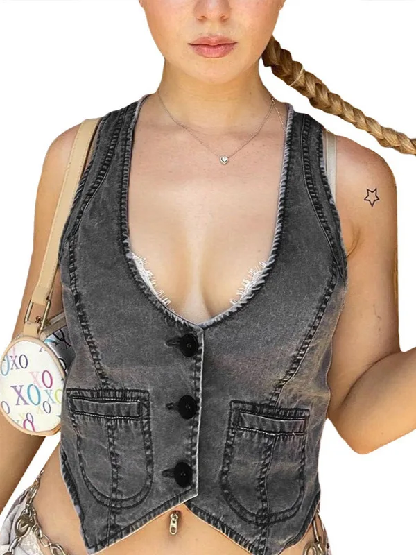 

Жилеты Жилеты Тонкие женские стеганые весенние кашемировые планки на кнопках Минималистичный Нежный городской мягкий Удобный чистый крой на подкладке Ретро