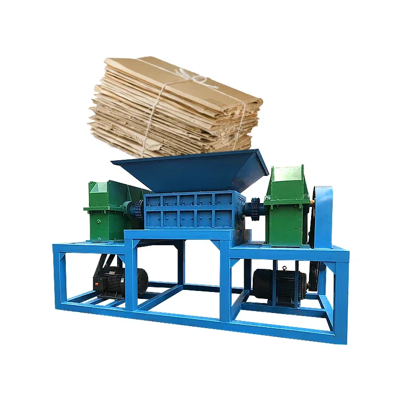 

Professional carton Crusher Machine cardboard Crushing paper shell veneer Shredder