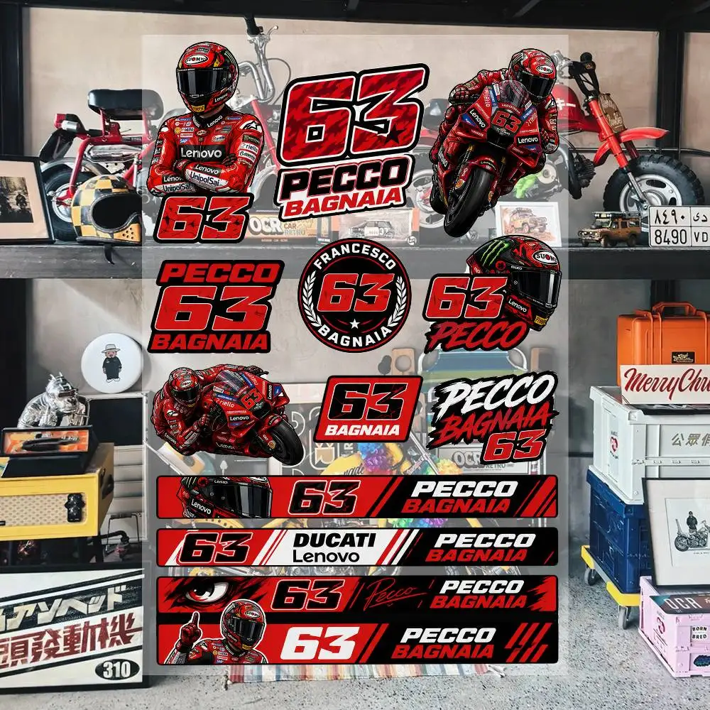 F-rancesco BaG-naI-a Aesthetic Graffiti Stickers Waterproof PVC Decals for Car Motorcycle Skateboard Helmet Notebook