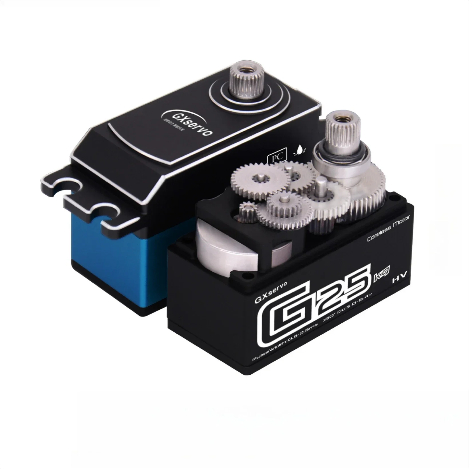 BoMassGXservo 25KG Low Profile Digital Servo High Torque For 1/10 RC Crawler Robot Arm DIY