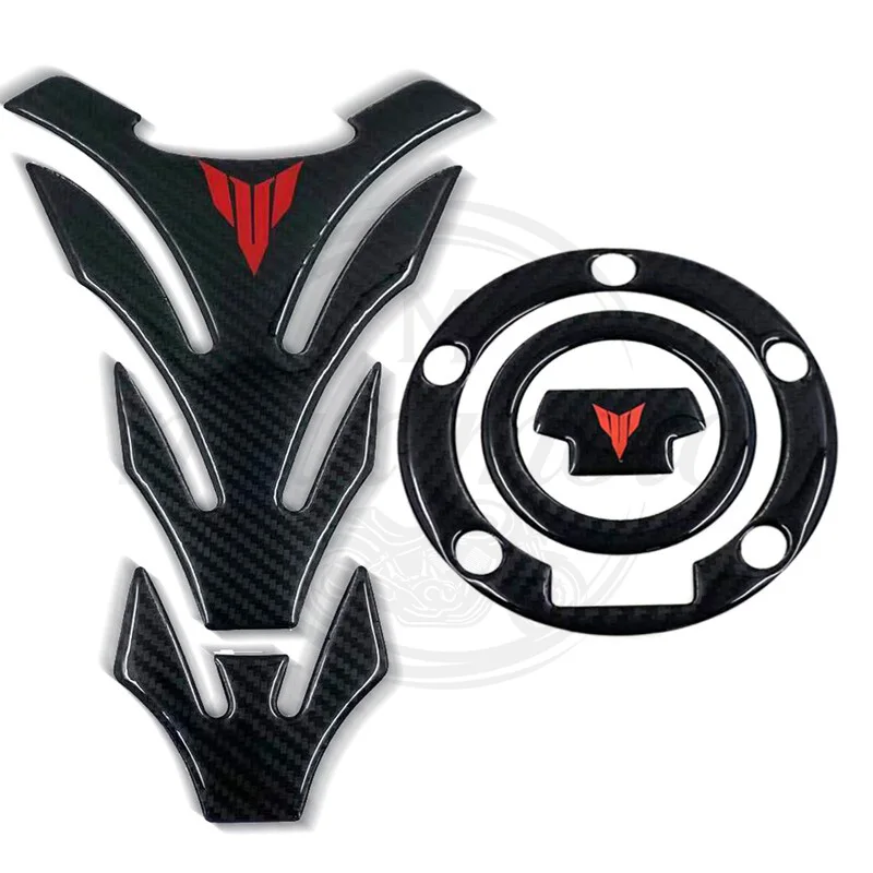 

5D Carbon Fiber Tank Sticker for Yamaha Tenere 700, 3D Body Protection Decal, Motorcycle Tank Pad Film Accessories Tank Sticker