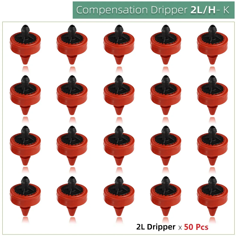 100-10M 4/2-Way 8L Drip Pijl Irrigatie Zender Watering Systeem Druppelaar Sprinkler Irrigatie Kit ingemaakte Planten