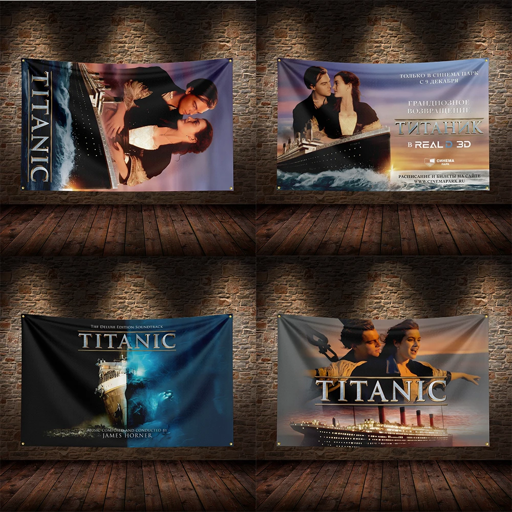 

3x5 Ft T-Titanics Flag Warrior Movie Poster Adventure Tapestry Background Yard Idea For Party Banner Table Wall Decorati