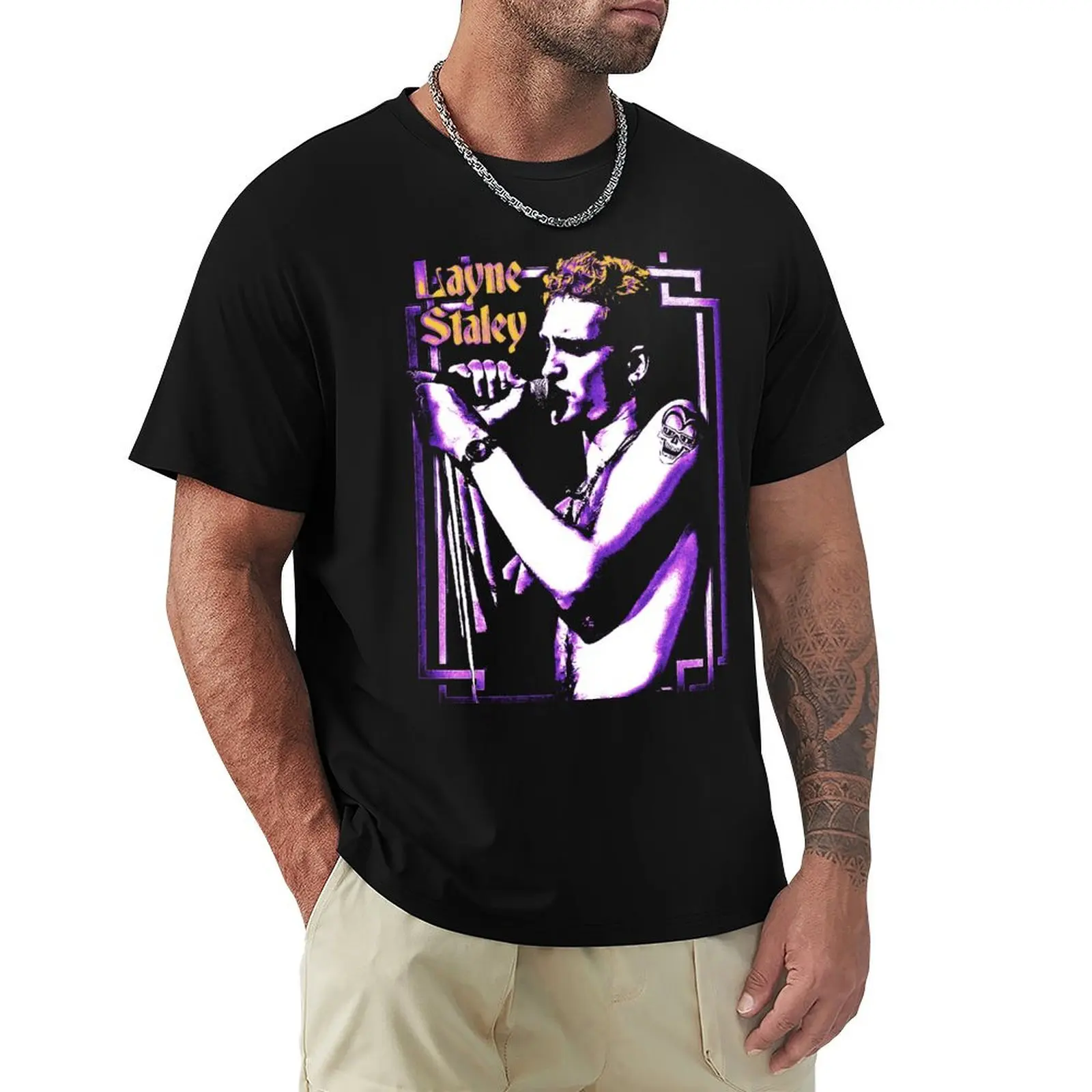Layne Staley T-Shirt Casual Trendy Streetwear Tee Shirt