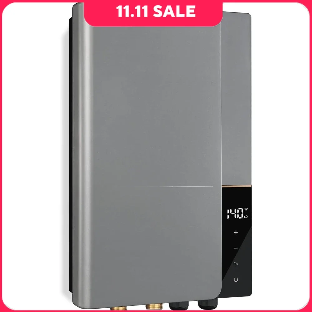 

Tankless Water Heater Electric, 27KW 240V, House Hot Water Supply, Self Regulating & on Demand Hot Water, Demand Water Heaters