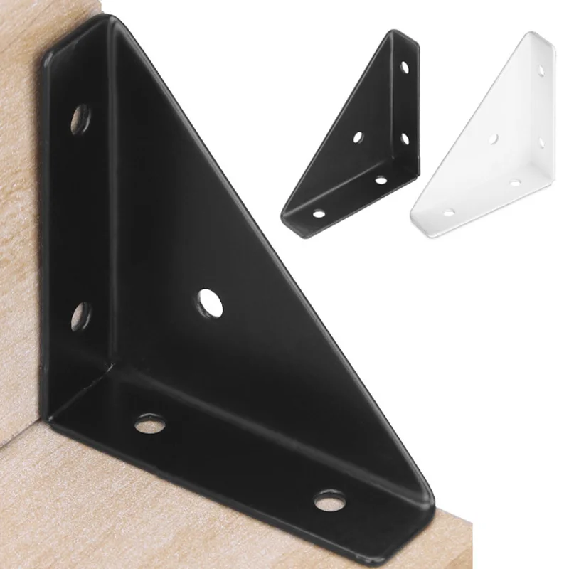 

5PC Joining Plate Iron Corner Brackets Bed Corner Code 5Hole 90 Degree Angle Protector Board For Home Hardware Accessories