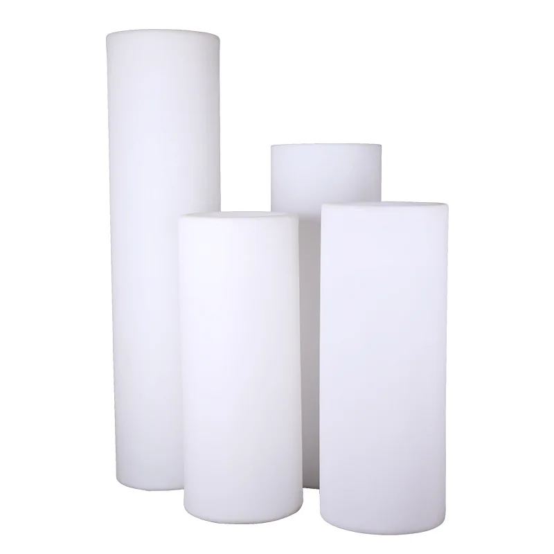 

LED luminous flower pot large cylindrical waterproof plastic colorful decorative creative floor vase