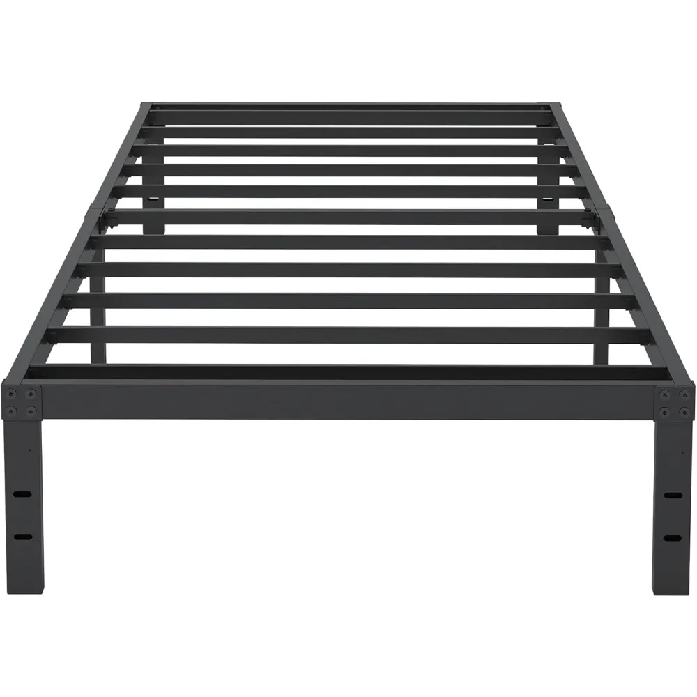 10 Inch XL Twin Bed Frames, Platform Metal Bed Frame Twin XL Size Heavy Duty Steel Slat Mattress Foundation No Box Spring Needed