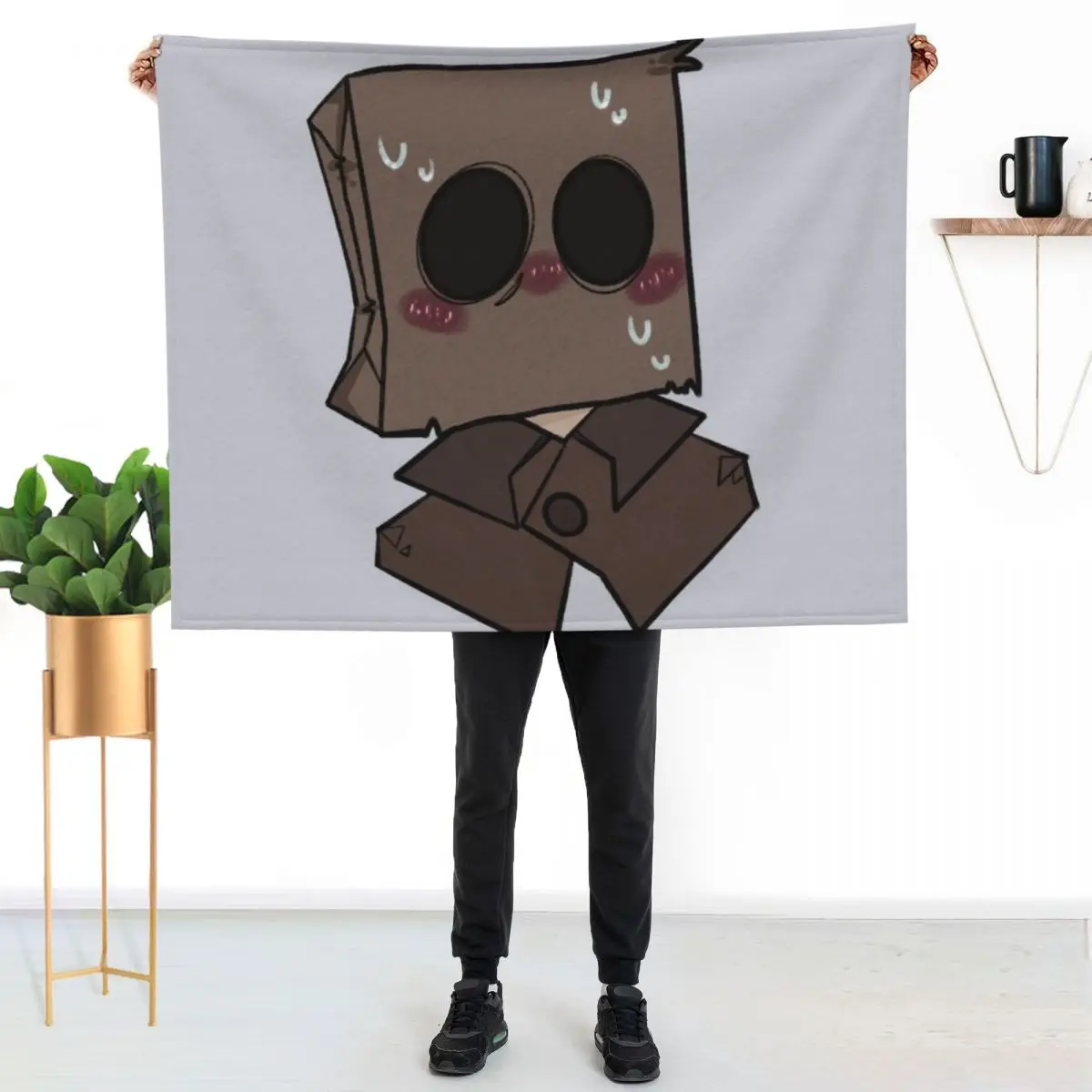Mono!!! Throw Blanket couch cozy soft plush fuzzy picnic outdoor blanket