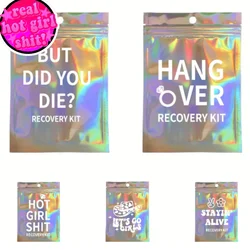 5pcs Survival Kit Nashty Hangover Kit Bachelorette Hen Birthday Party Goodie Bags Wedding Gift Bags Brides Favors Welcome Bags