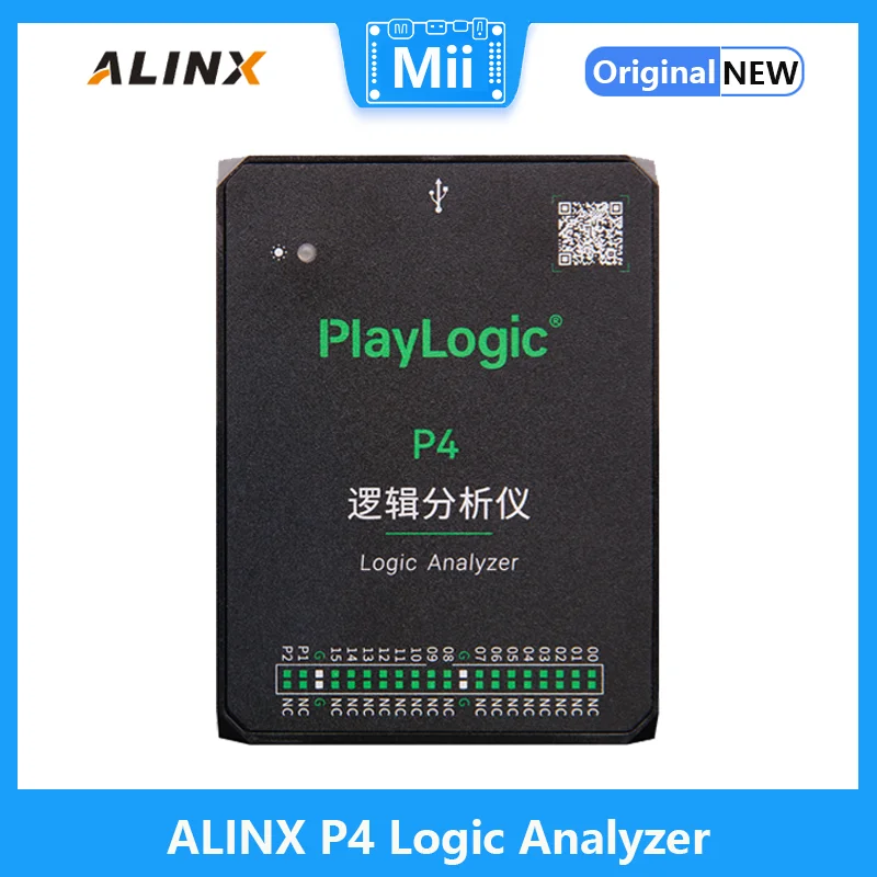 

Логический анализатор ALINX P4 PlayLogic, частота дискретизации 100 м, 16 каналов