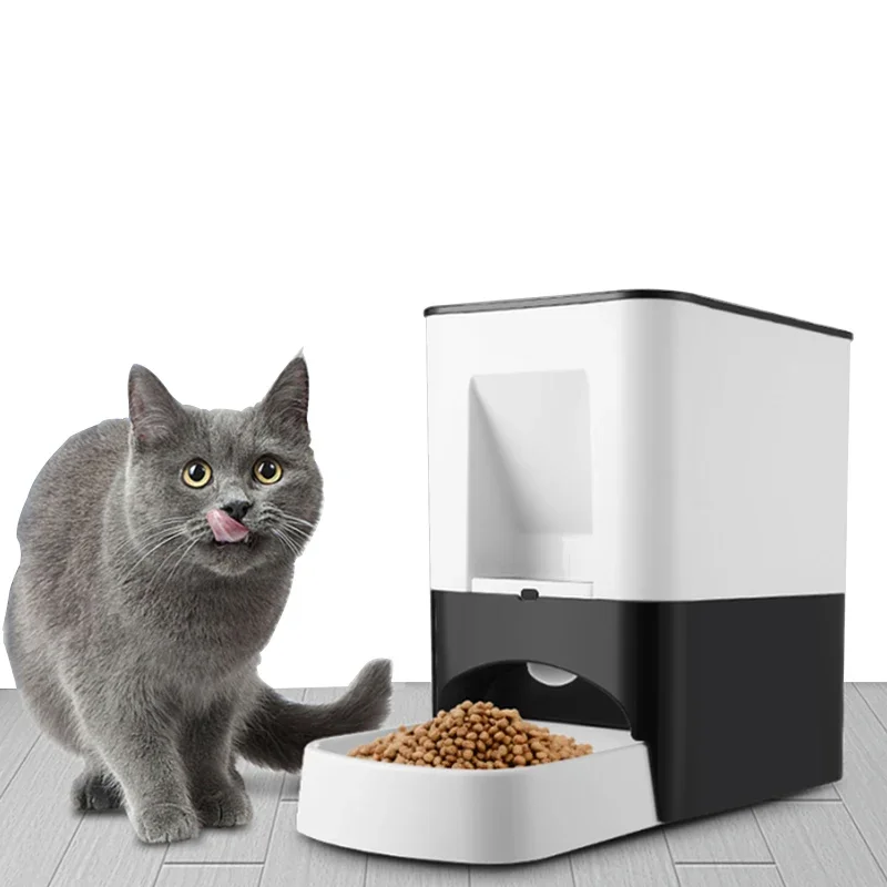 

-14L auto Automatic Cat Feeder Timed Dog Feeder Pet Food Dispenser with Desiccant Bag for Dry Food for large dogs