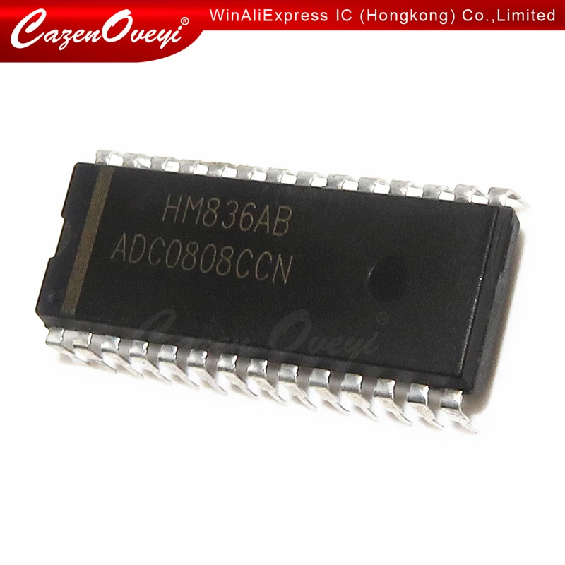 

10pcs/lot ADC0808CCN ADC0808 DIP-28 In Stock