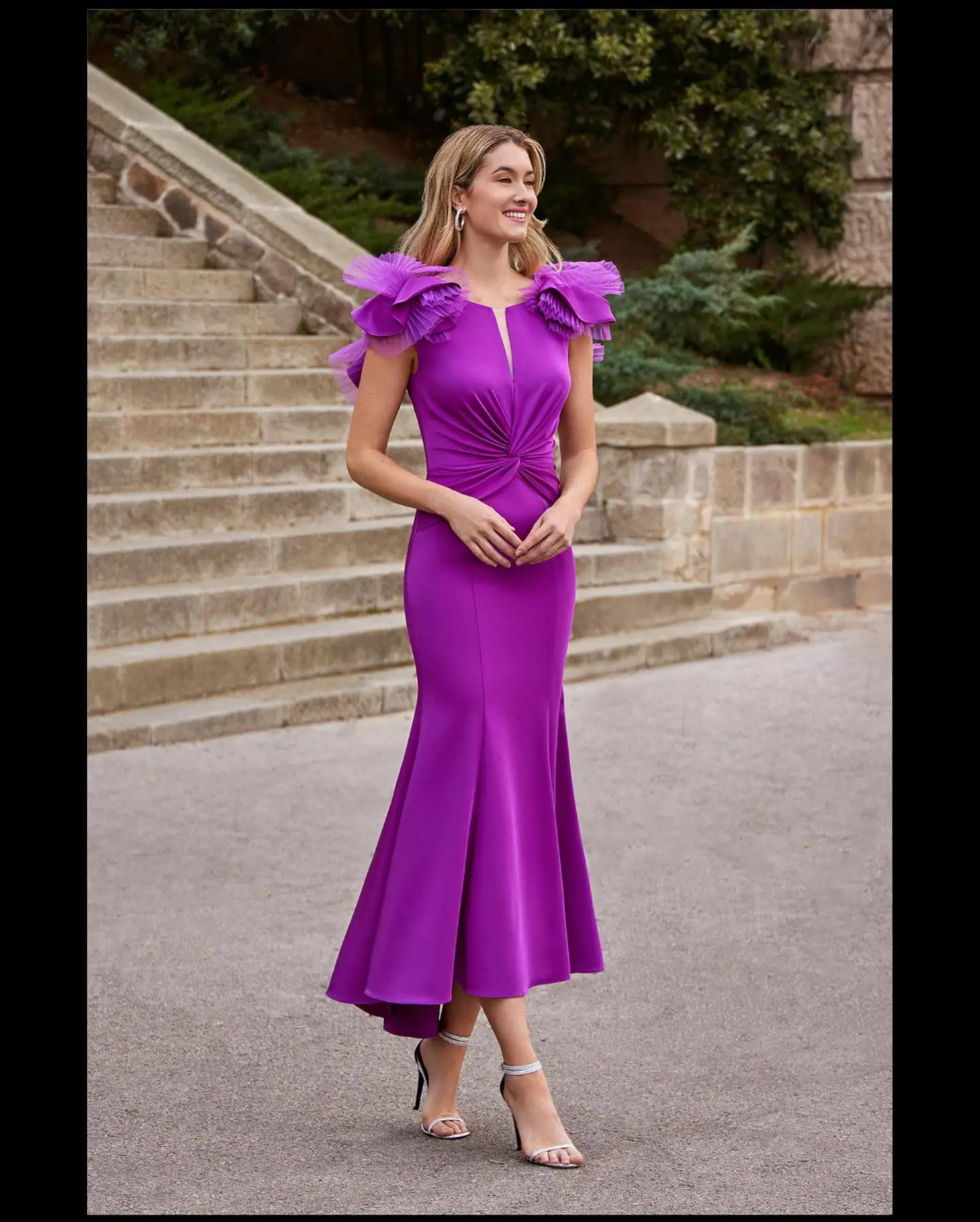 

Customized High Quality Jersey Mermaid Evening Dresses Graceful Sleeveless Crew Neck Celebrity Gowns Custom Size Prom