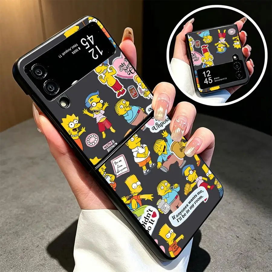 Case for Samsung Galaxy Z Flip 8 Flip3 Flip5 Flip6 Z Flip 7 6 5 4 3 Z Fold 8 7 6 5 4 3 Flip7 FE Flip4 Back Phone Cover Funda