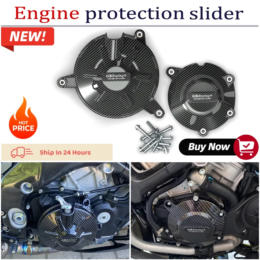 

GBRacing Engine Protective Cover Guard Protector Fall Protection Cover FOR Aprilia Tuono V4 2021-2024 + RSV4 2021-2024 Motorcyc