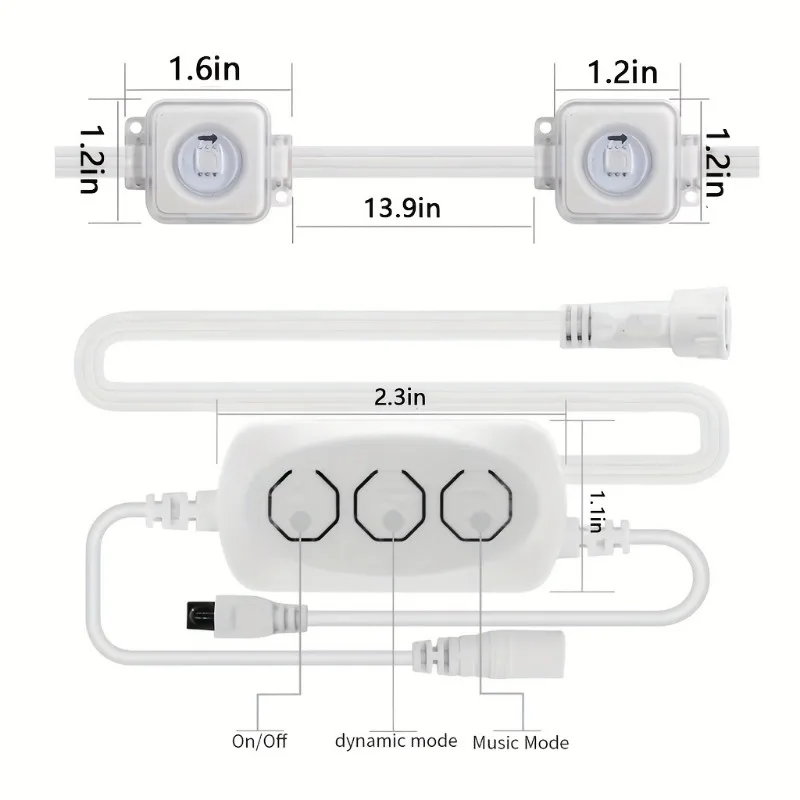 150ft 100ft 50ft ถาวรกลางแจ้งไฟสมาร์ท RGBIC กลางแจ้งไฟ 75 โหมดฉาก String ไฟ 90 LEDs สําหรับ Garden