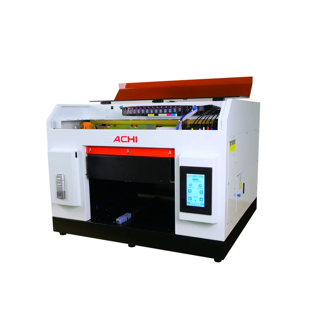 EU Stock A3 UV Flatbed Printer R1390 UV Printer for Cylinder for Moble phone Case Glass Metal Wood Print US Stock With ink