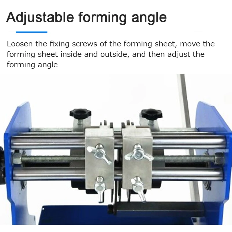 U/F Type Resistor Axial Lead Bend Cut & Form Machine Hand Crank Resistance Forming Manual U/F Type Bend Molding Machine