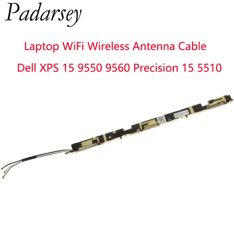 Pardarsey-Cable de antena inalámbrica WiFi para portátil, repuesto para Dell XPS 15 9550 9560 Precision 15 5510 8XY6K 08XY6K DC33001Q91